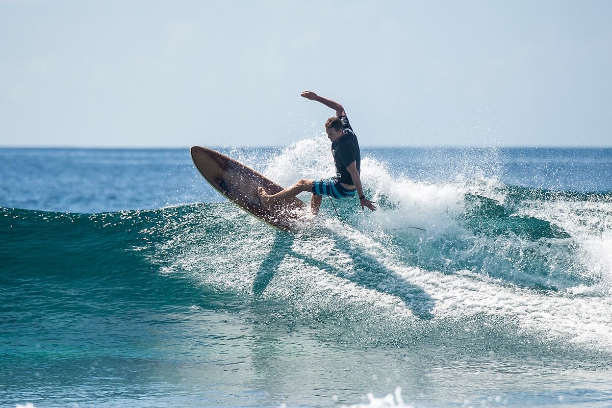 Kuda Villingili Resort Maldives Surfing at Chicken's Break