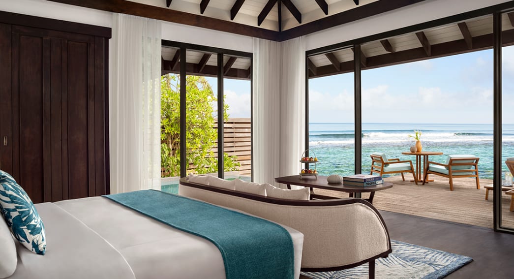 Anantara Dhigu Maldives Sunset Beach Villas Floor Plan