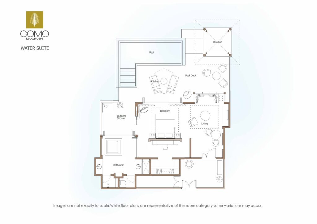 COMO Cocoa Island Loft Water Villa Floor Plan