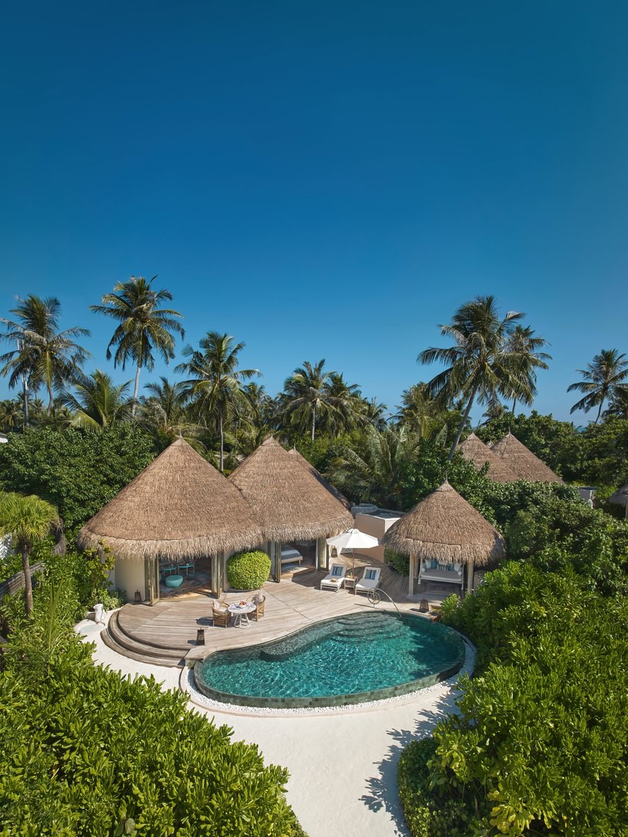 The Nautilus Maldives Beach House Exterior