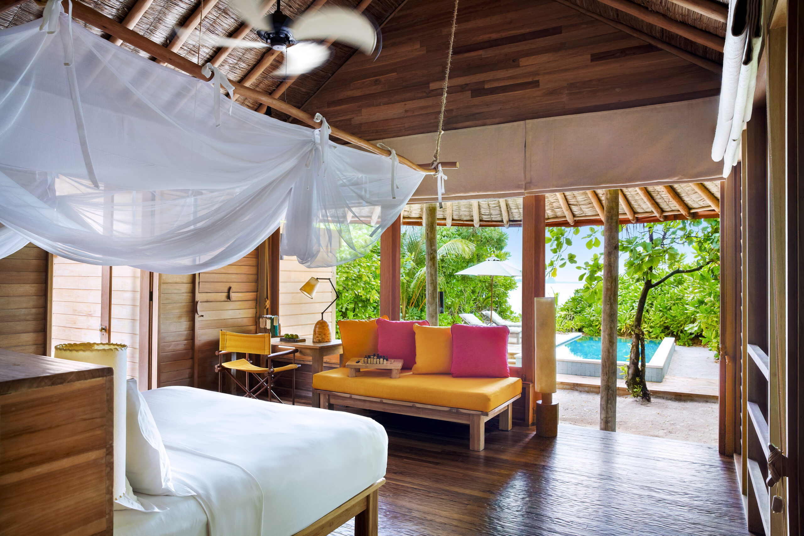 Six Senses Laamu Ocean Beach Villa with Pool