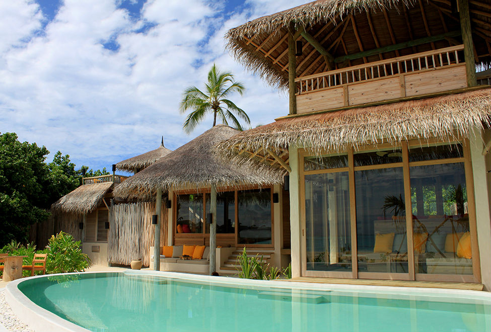 Six Senses Laamu aerial