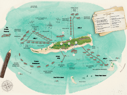 Gili Lankanfushi Map
