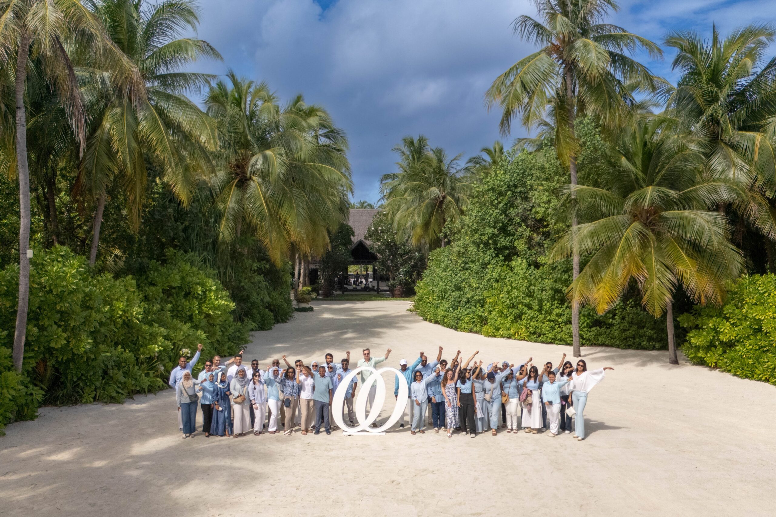 Intour Maldives Team on 29th Anniversary Gala at OO Reethir Rah