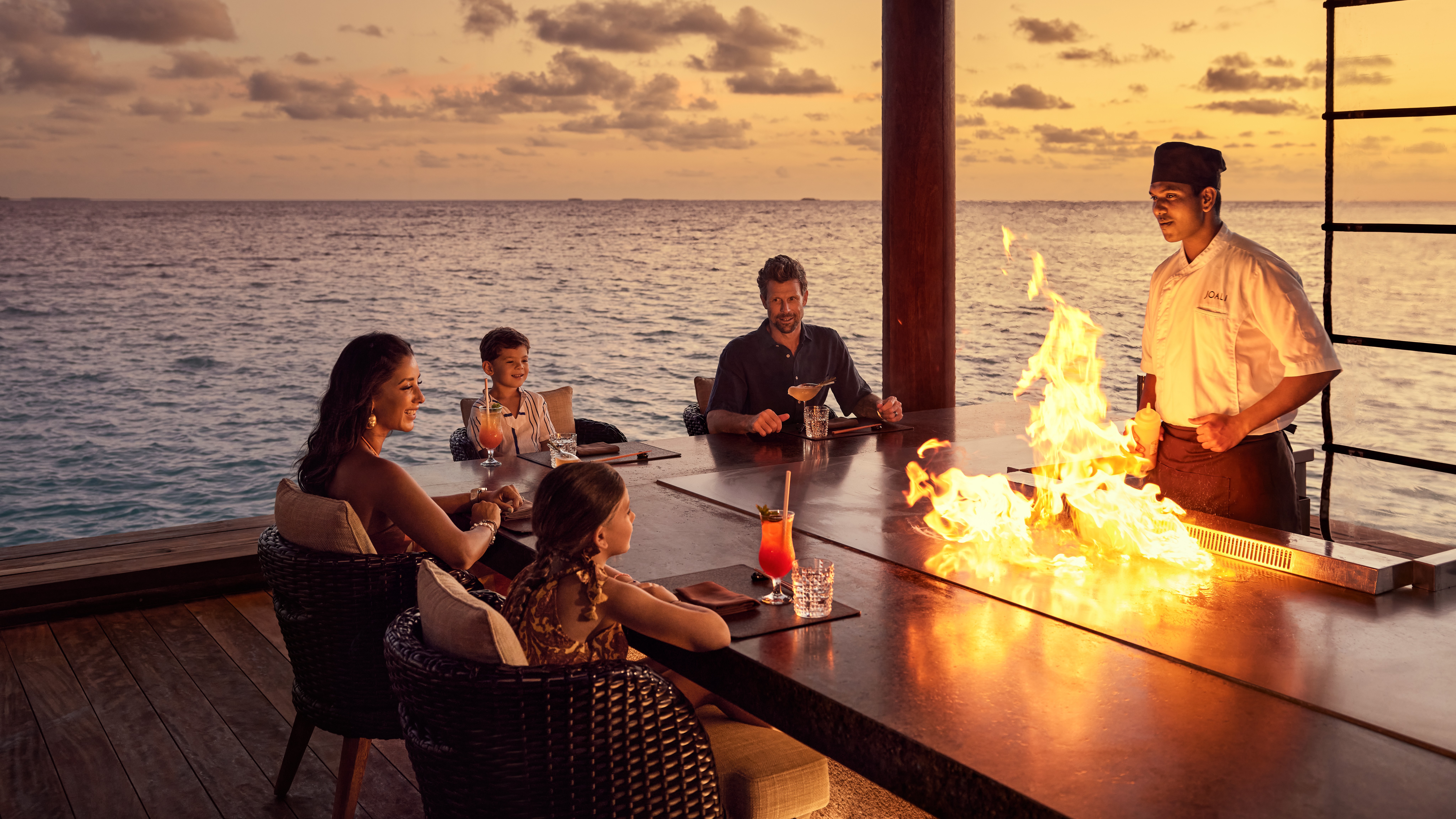 JOALI Maldives – Joys of JOALI_Teppanyaki_Family Dinner